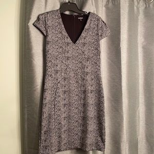 Express size medium capped sleeves dress